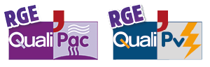 Logos RGE QualiPac et QualiPv