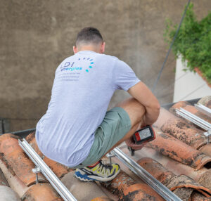 Loic sur un chantier